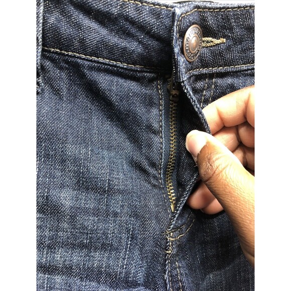 Maurice’s Denim Jeans Size 7/8 Long Taylor Boot Distressed - Picture 6 of 16